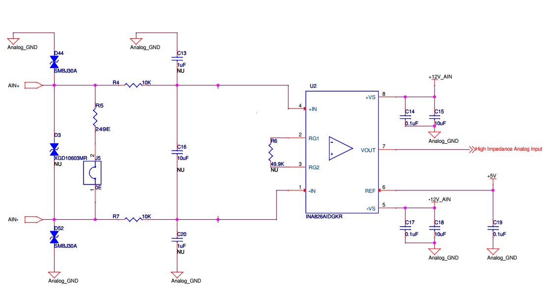 INA826: Input impedance not matching with datasheet - Amplifiers forum ...