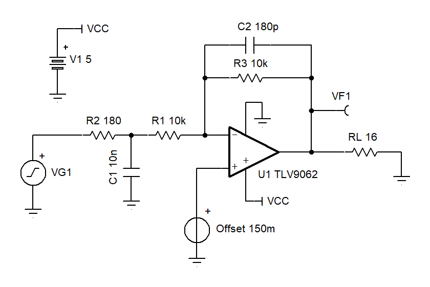 TLV9062: TLV9062S active LPF - Amplifiers forum - Amplifiers - TI E2E ...