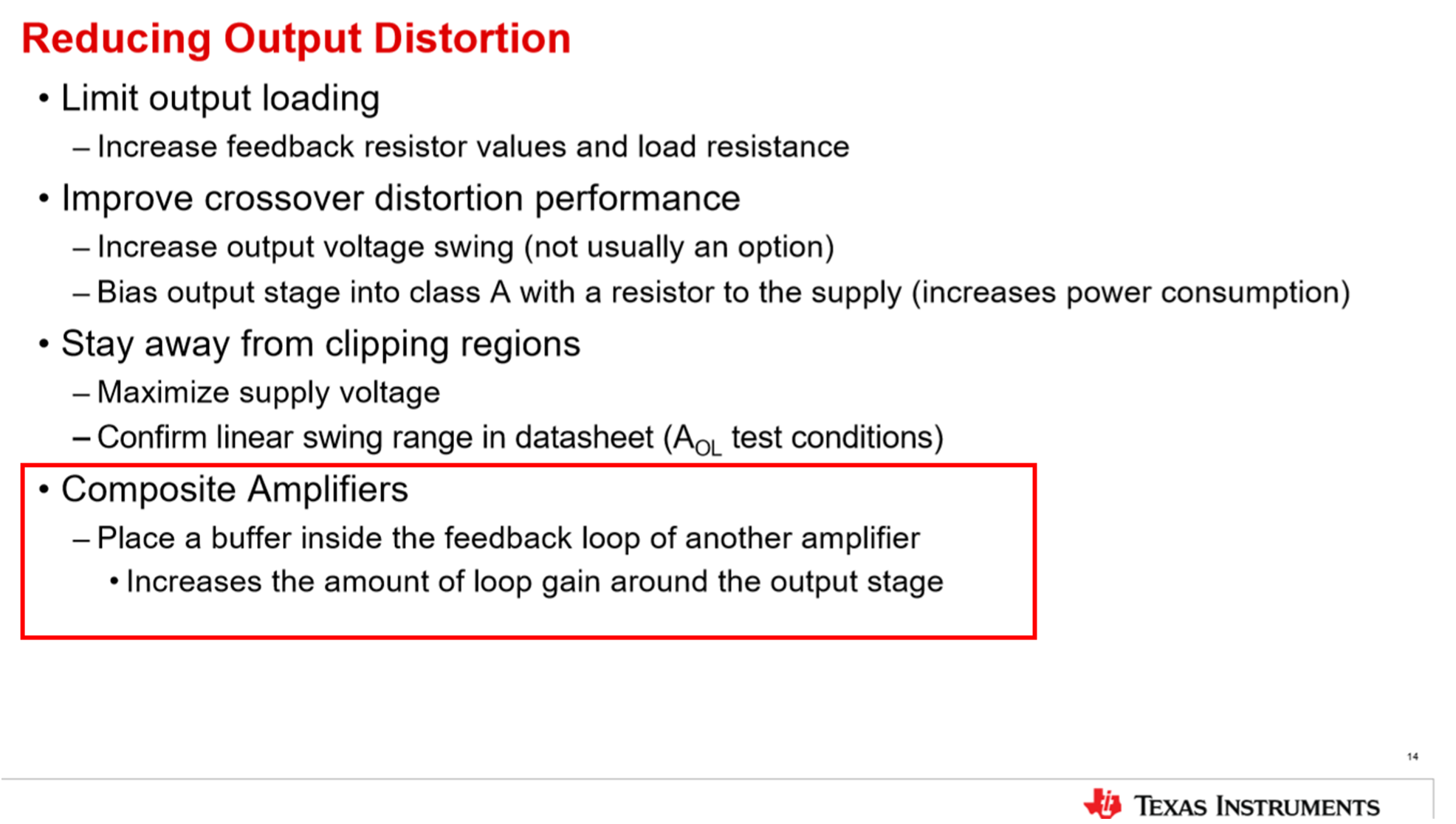 Question in Amplifier Presicion Lab ： Low THD+N Design Amplifiers