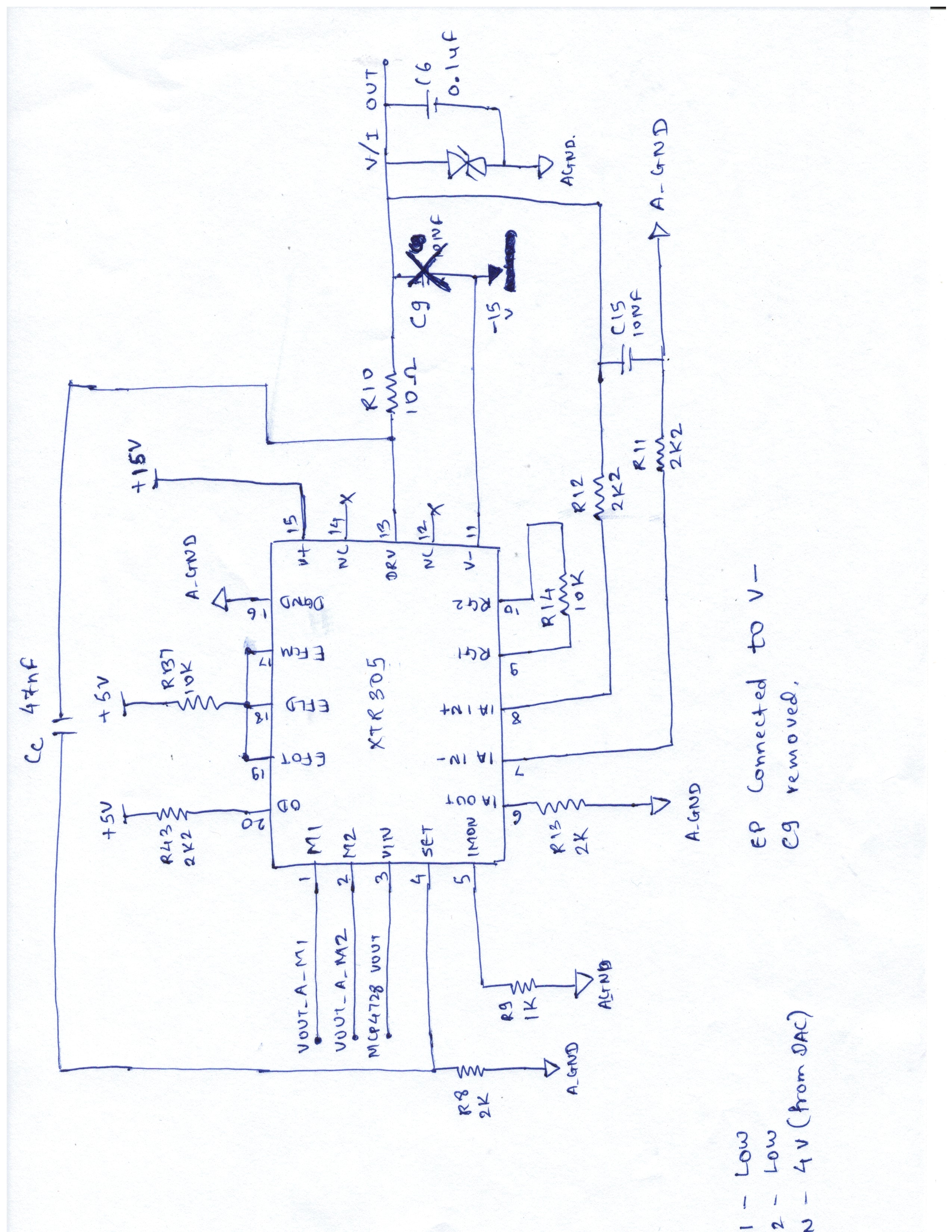 XTR305: Not getting output voltage - Amplifiers forum - Amplifiers - TI ...