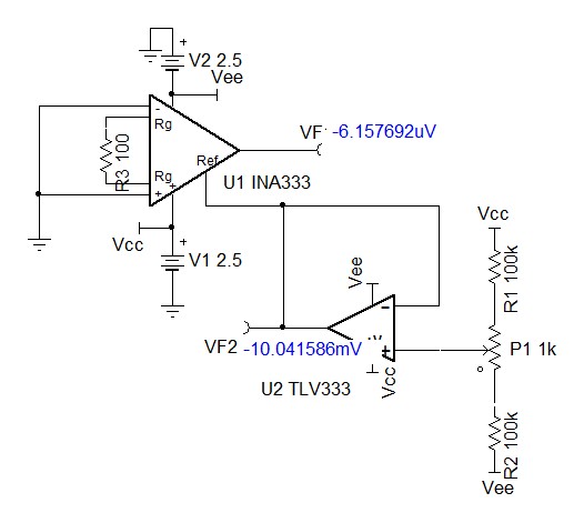 INA333: INA333 I/P Offset Voltage Simulation - Amplifiers forum ...