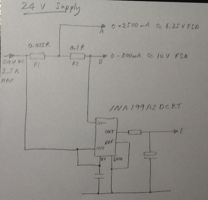 INA199: Maximum differential voltage permitted on IN+ and IN ...