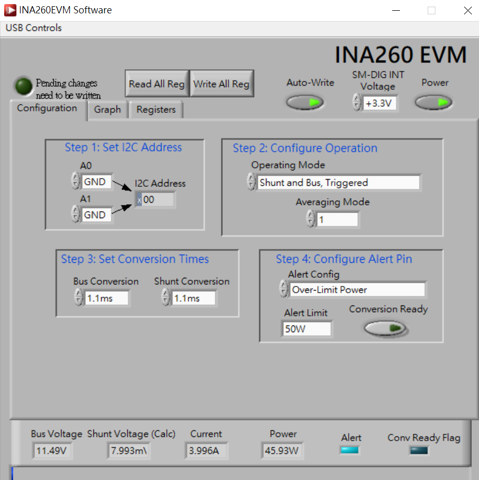 INA260EVM: INA260-EVB power over limit setting - Amplifiers forum ...