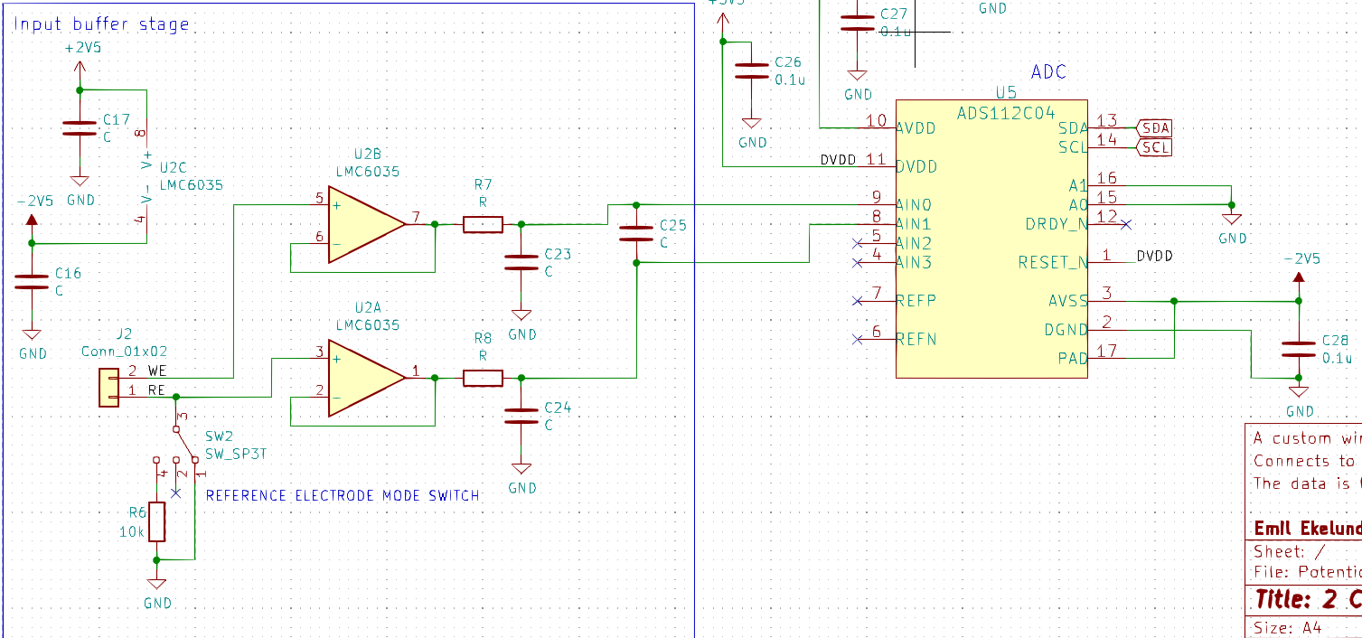 2 OP-Amp buffer for high-impedance sensor capable of +-1V - Amplifiers ...