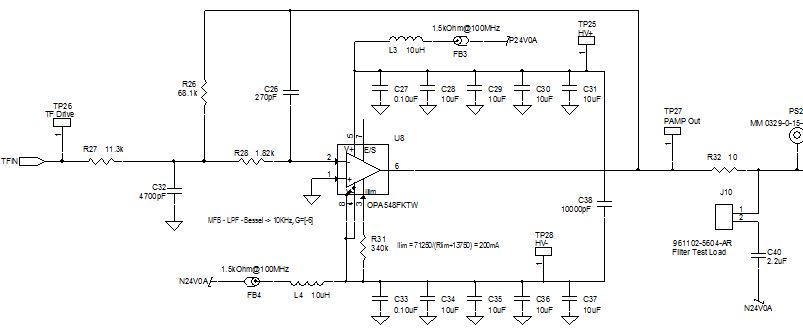 OPA548: Current Limit and Distortion - Capacitive Loads - Amplifiers ...