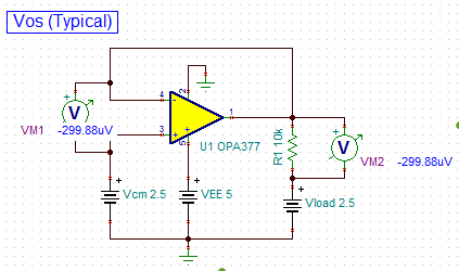 how to use op amp offset