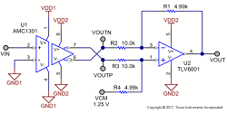 AMC1311: 250VAC / 400Hz isolated voltage measurement - Amplifiers forum ...