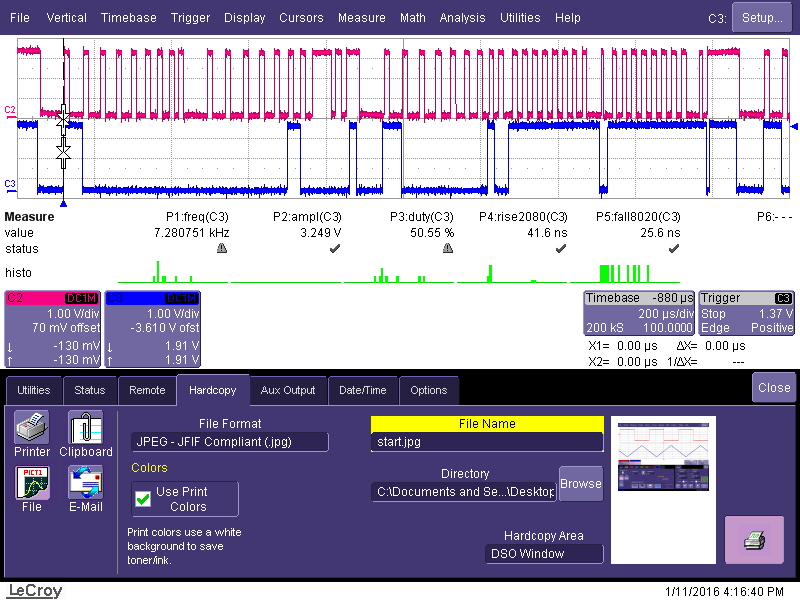 the sampling current is 30mA, but the current register is FFh ...