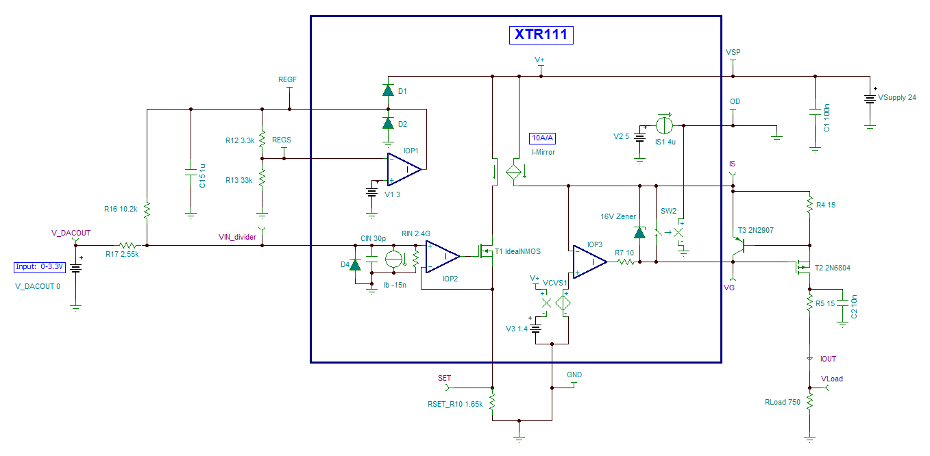 4-20ma to 0-10v converter circuit diagram