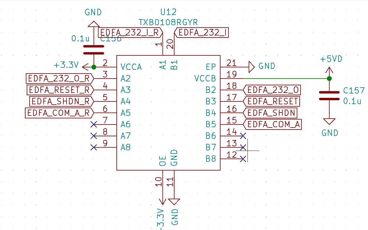 TXB0108: Oscillation at output - Logic forum - Logic - TI E2E 