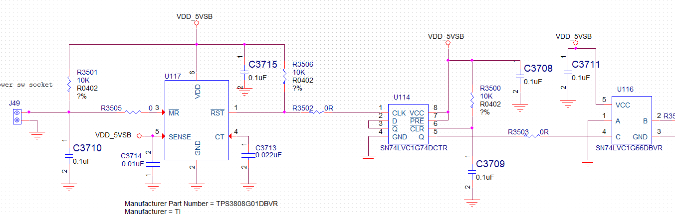 SN74LVC1G74: what is the status of Q and Q# after first power up? pls ...