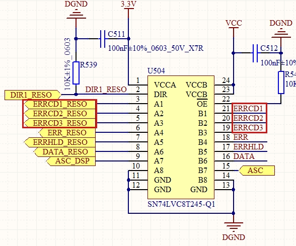 SN74LVC8T245-Q1: SN74LVC8T245-q1 abnormal output - Logic forum - Logic ...