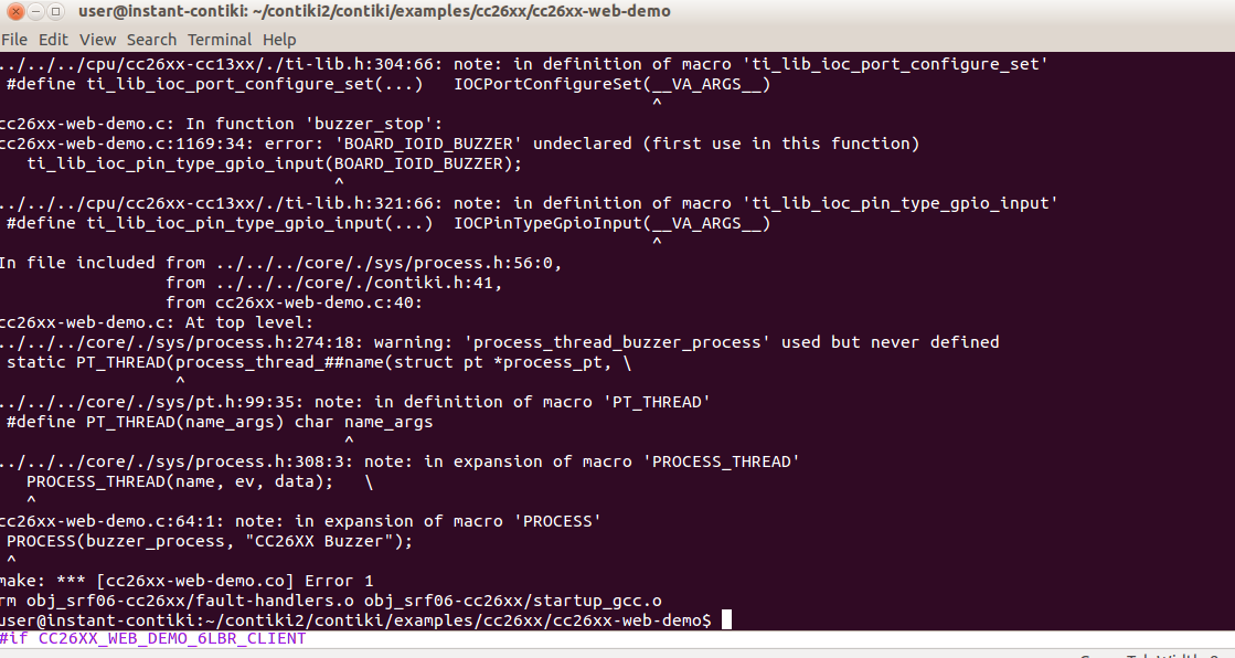 LAUNCHXL-CC1310: combine two contiki codes - Sub-1 GHz forum - Sub-1 ...