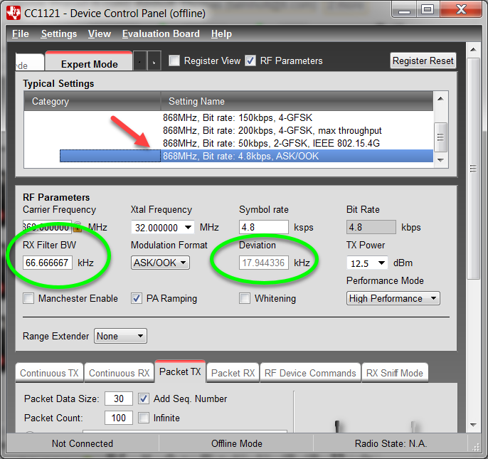 Minimum value of modulation index for CC1101 and CC1121 - Sub-1 GHz ...
