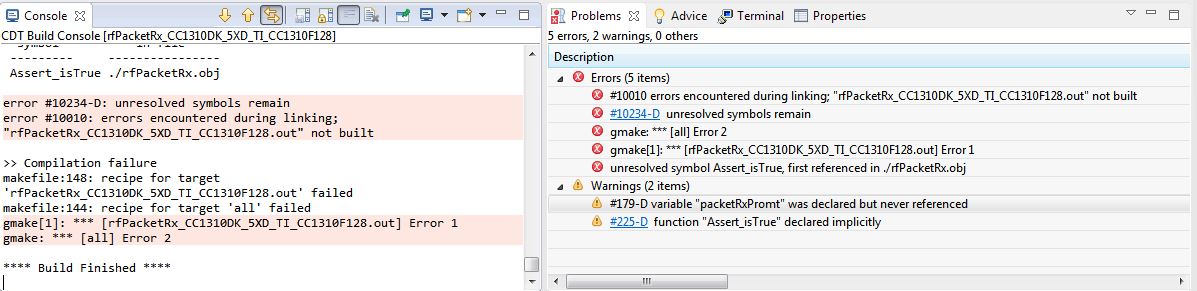 CCS/CC1310: How to combine transmission-GPIO on 1st board and reception