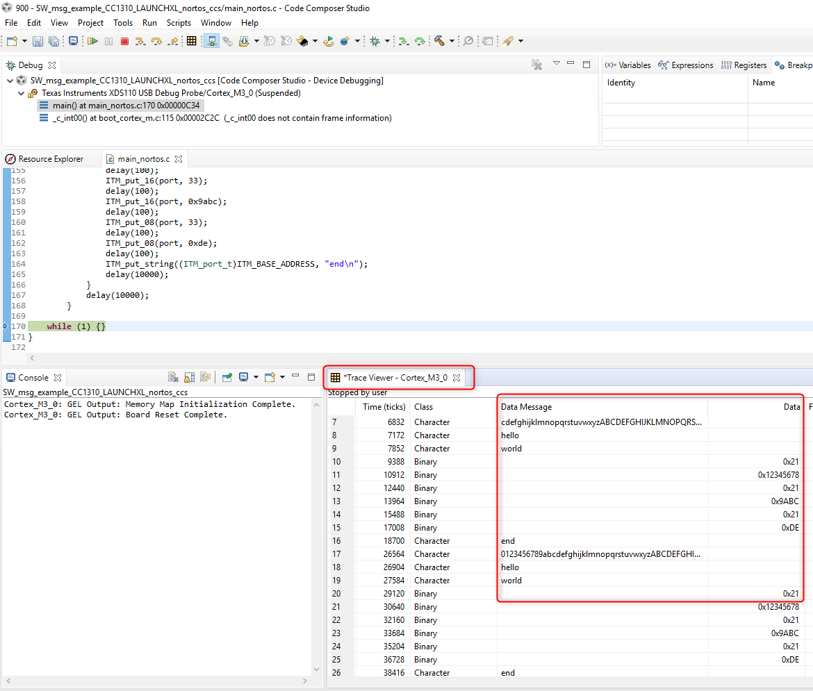 LAUNCHXL-CC1310: How to printf() to the console or serial port using ...