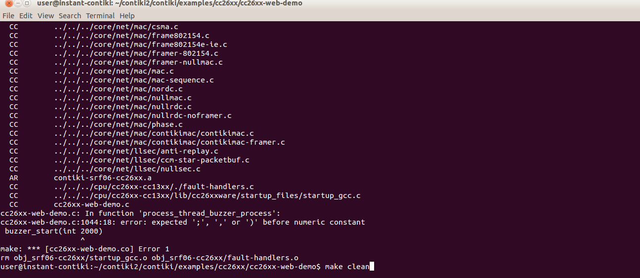 LAUNCHXL-CC1310: combine two contiki codes - Sub-1 GHz forum - Sub-1 ...