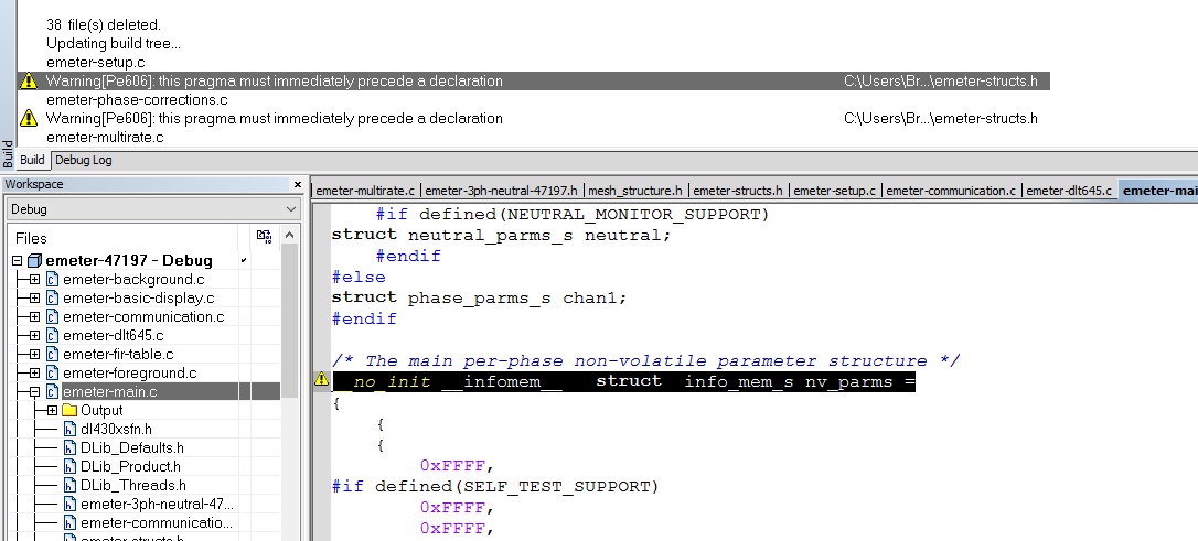 Is there a way to update __infomem__ const struct on the fly?! - MSP ...