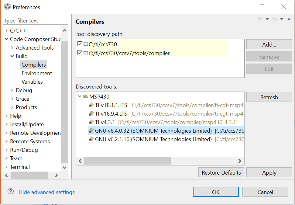 CCS/MSP-EXP430FR5994: problem running software example for MSP ...