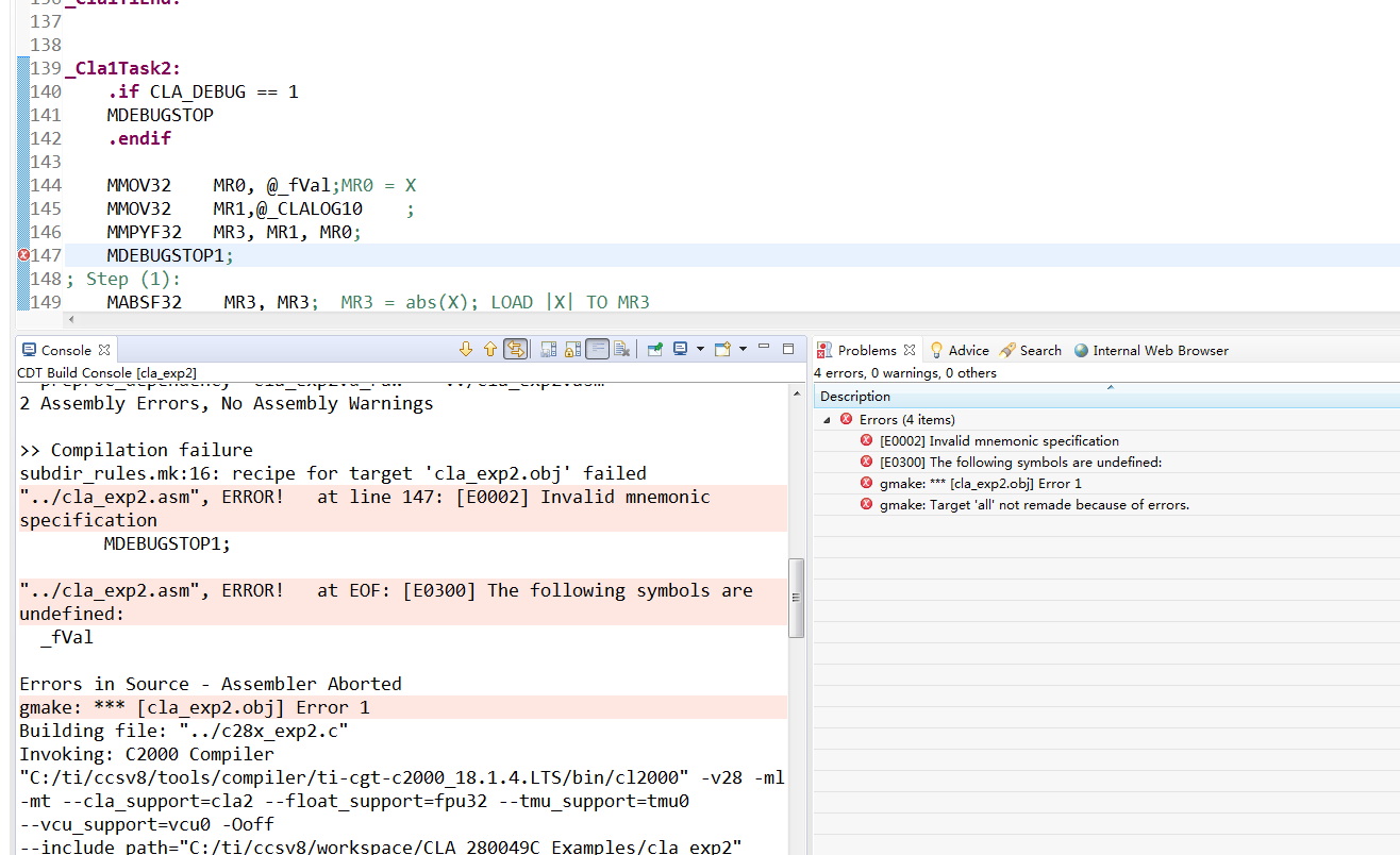 Launchxl-f280049c: How To Use Mdebugstop1? - C2000 Microcontrollers 