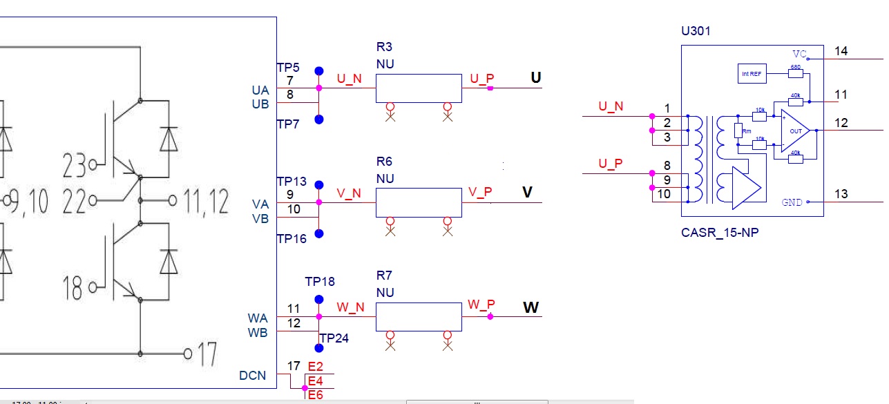 TMS320F28069F Inline current sensing with transducers C2000