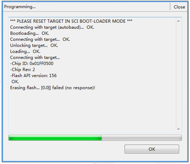TMS320F280049 C2PROG Couldn t Programming After Using Customized