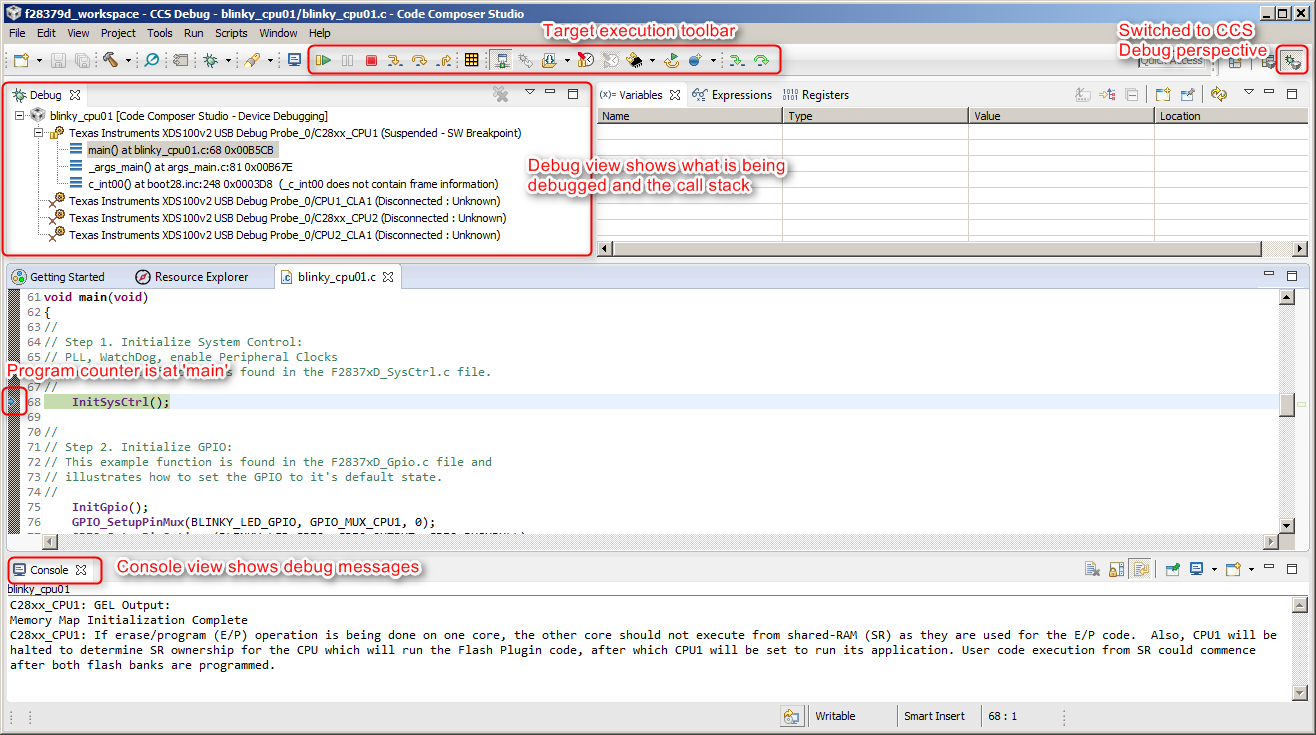 CCS/TMS320F28379D: How Do I See The Function Call Stack/ Function Call ...