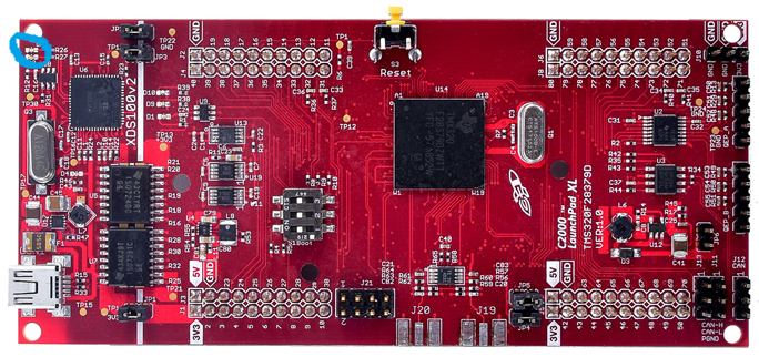 CCS/LAUNCHXL-F28379D: what are the 2 LEDs (D7 and D8) used for