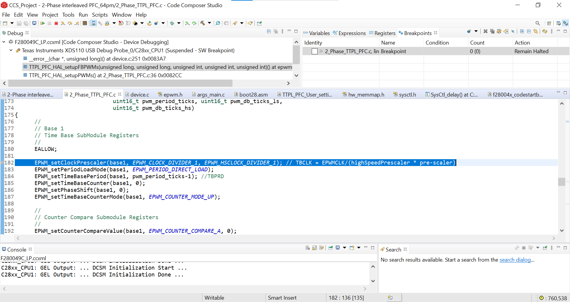 TMS320F280049 Error handling function to be called when an ASSERT is