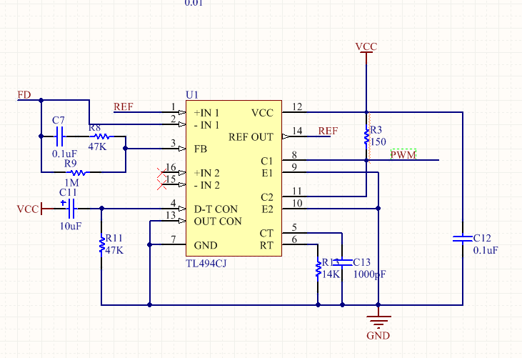 Tl494c datasheet схема включения