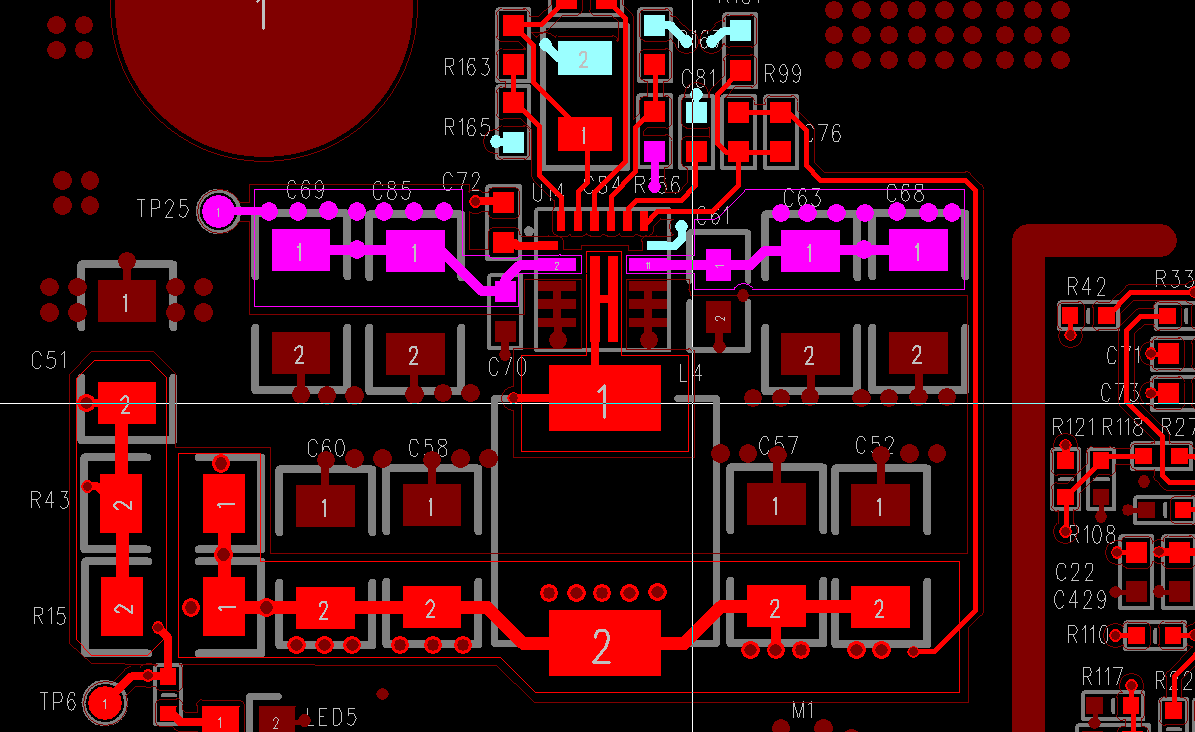 TPS56C215: Boards reset when using 2 separate grounds. - Power ...