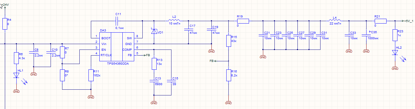 TPS54360: significant output voltage drop starting from 1.6A output ...