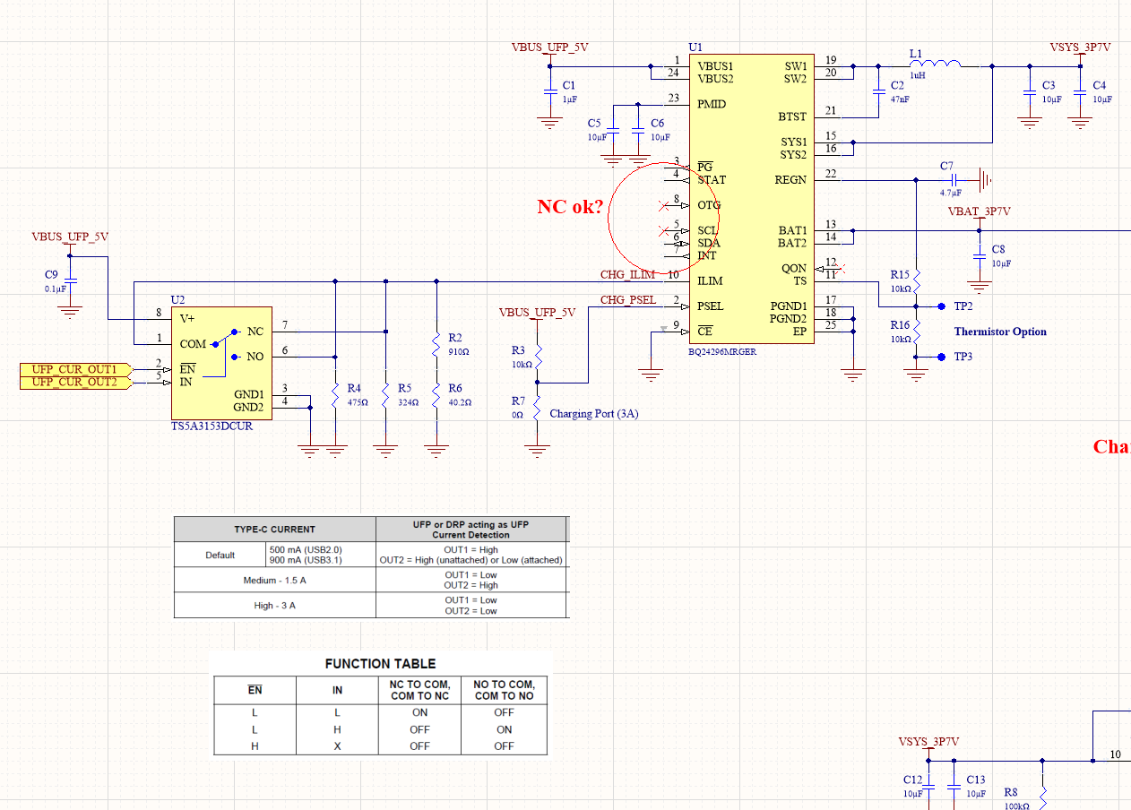 BQ24296M: Thermistor and ILIM Questions - Power management forum ...