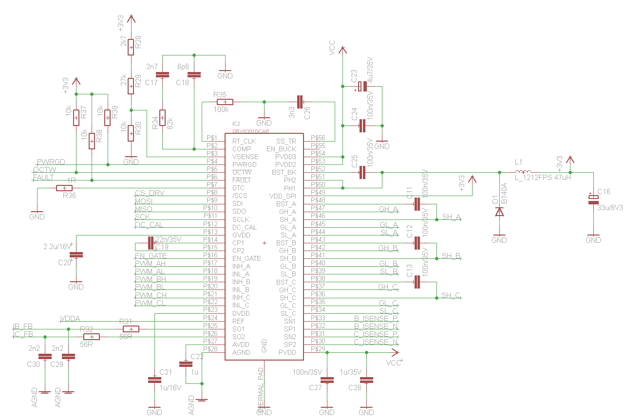 DRV8301 / TPS54160 higher voltage then calculated - Power management ...