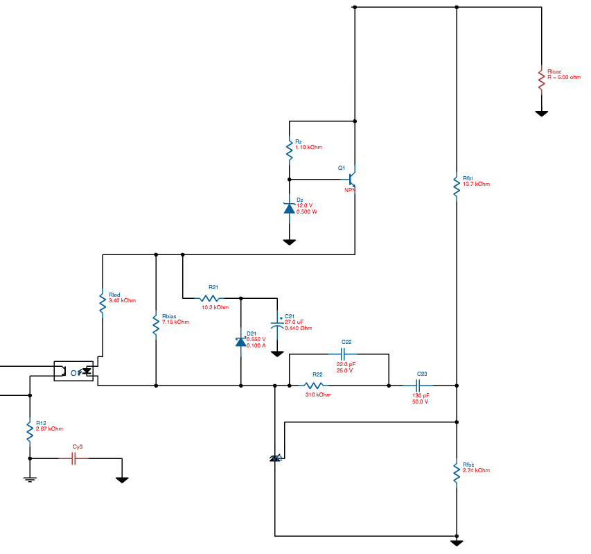 UCC28C42: Feedback Part of Flyback Circuit - Power management forum ...