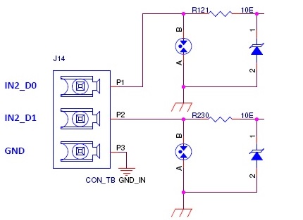 Application of two pol GDT and three pole GDT with TXB0108PWR. - Power ...