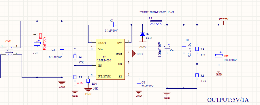 LV14340 input 24v, the original design output 5V, but sometimes the ...