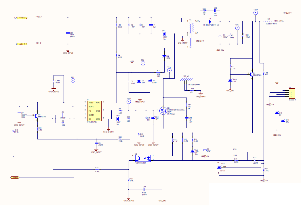 WEBENCH® Tools/UCC28C42: UCC28C42 PWM IC Issues - Power management ...