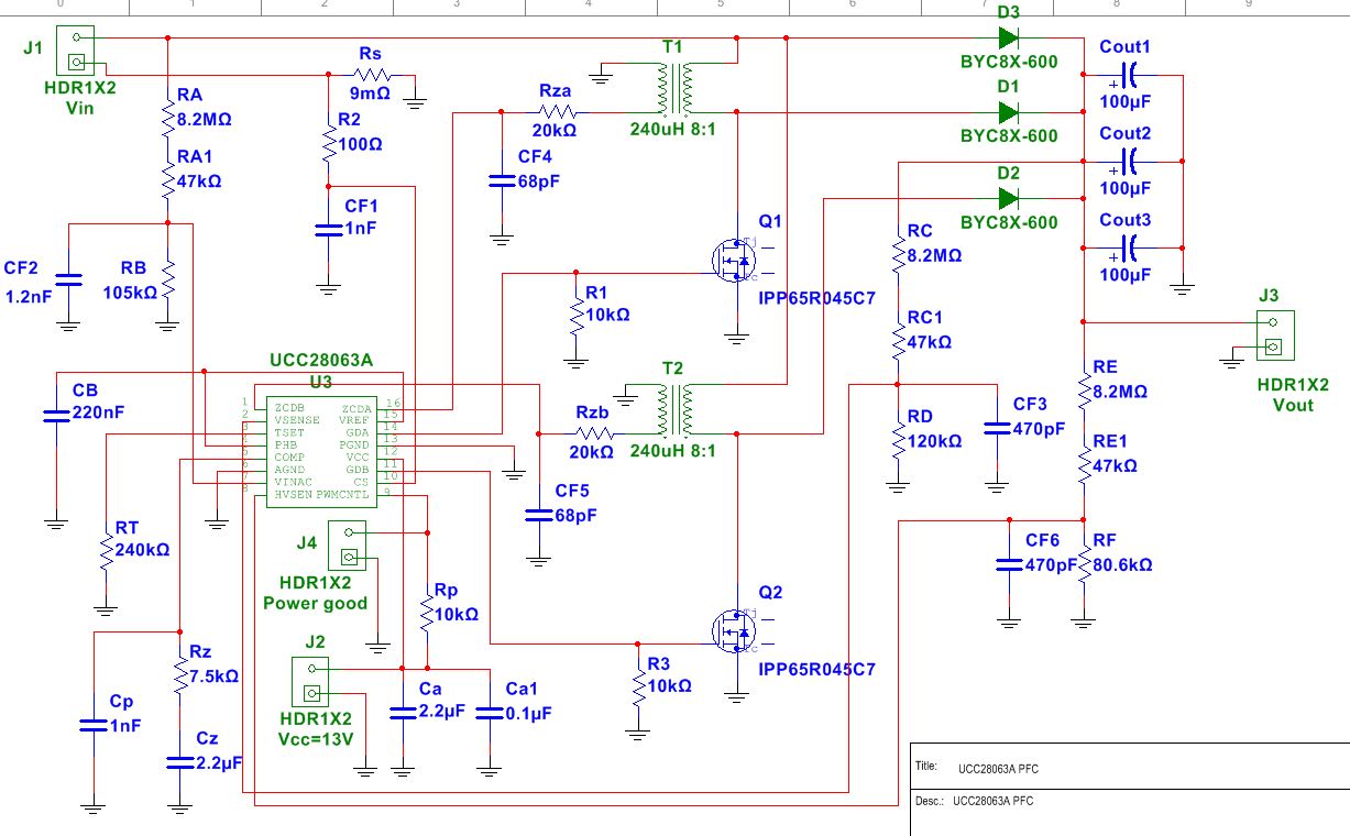 Ucc28063a: Ucc28063a For 600w - Power Management Forum - Power 