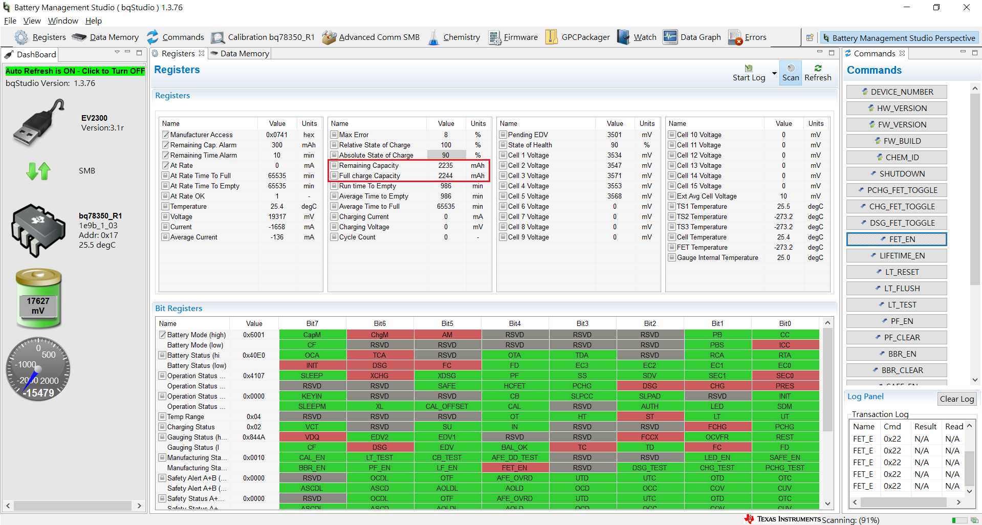 BQ78350-R1: Full charge capacity decrease issue - Power management ...