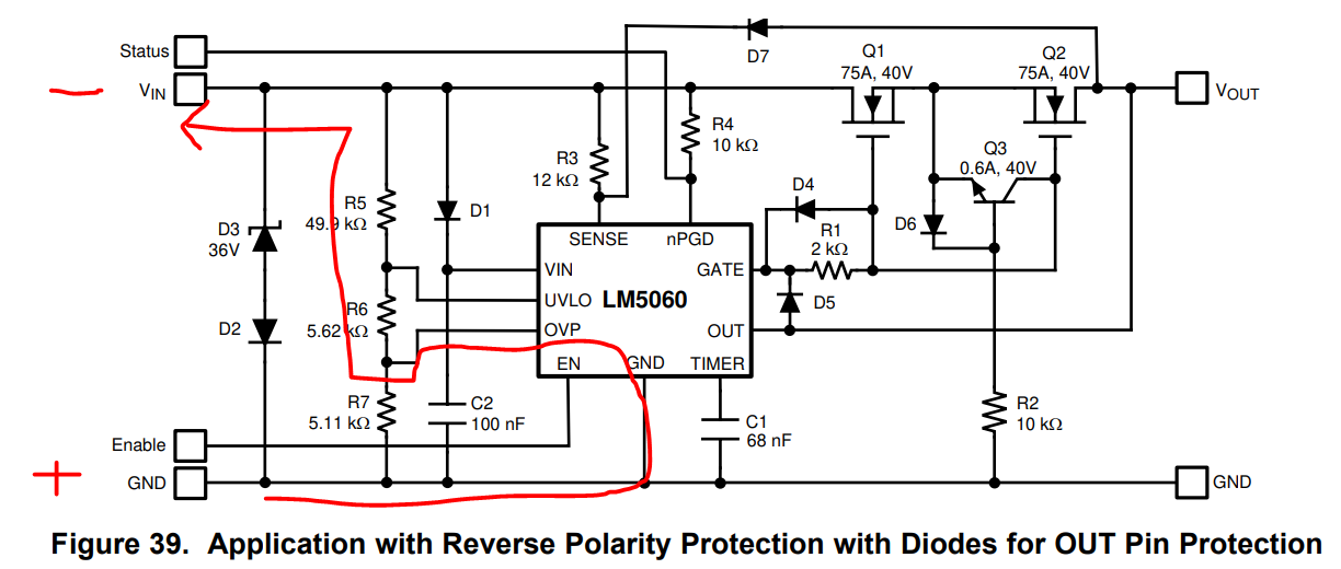 LM5060-Q1: LM5060 Reverse Polarity Protection - Power management forum ...