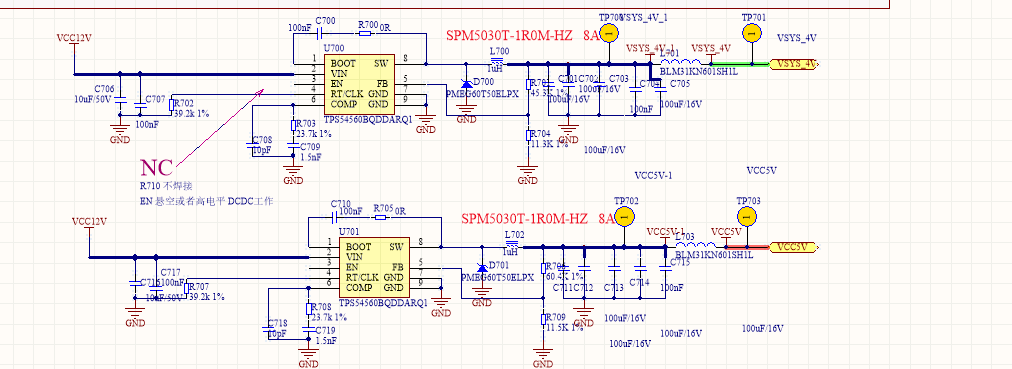 参考译文] TPS54560B-Q1：TPS54560B 电感器吱吱声- 电源管理（参考译文 