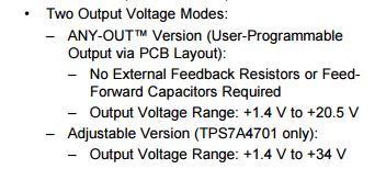 TPS7A47: About Difference Between TPS7A4700 And TPS7A4701 - Power ...