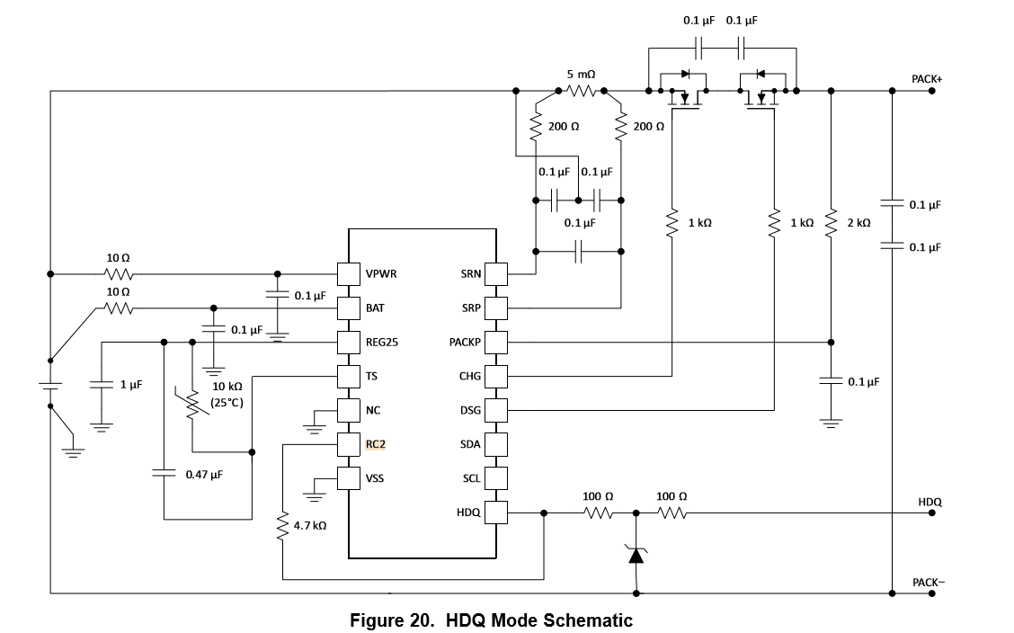 BQ27742-G1: BQ27742 RC2 and HDQ pin setup - Power management forum ...