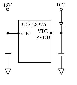 UCC2897A: Questions about VIN and VDD - Power management forum - Power ...