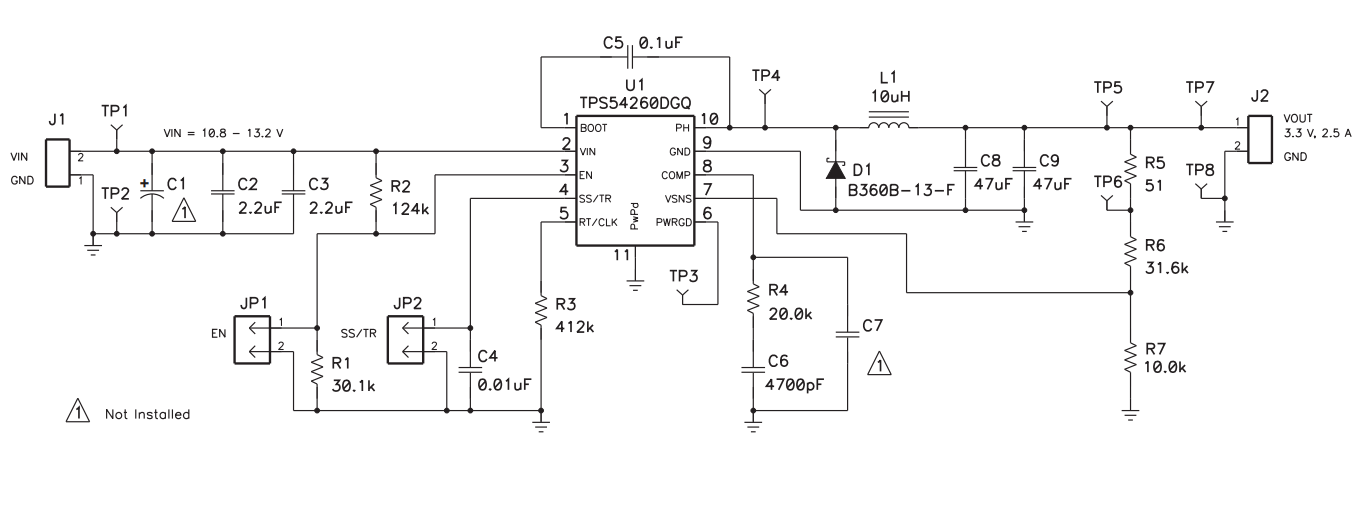 TPS54260: Efficiency - Power management forum - Power management - TI ...