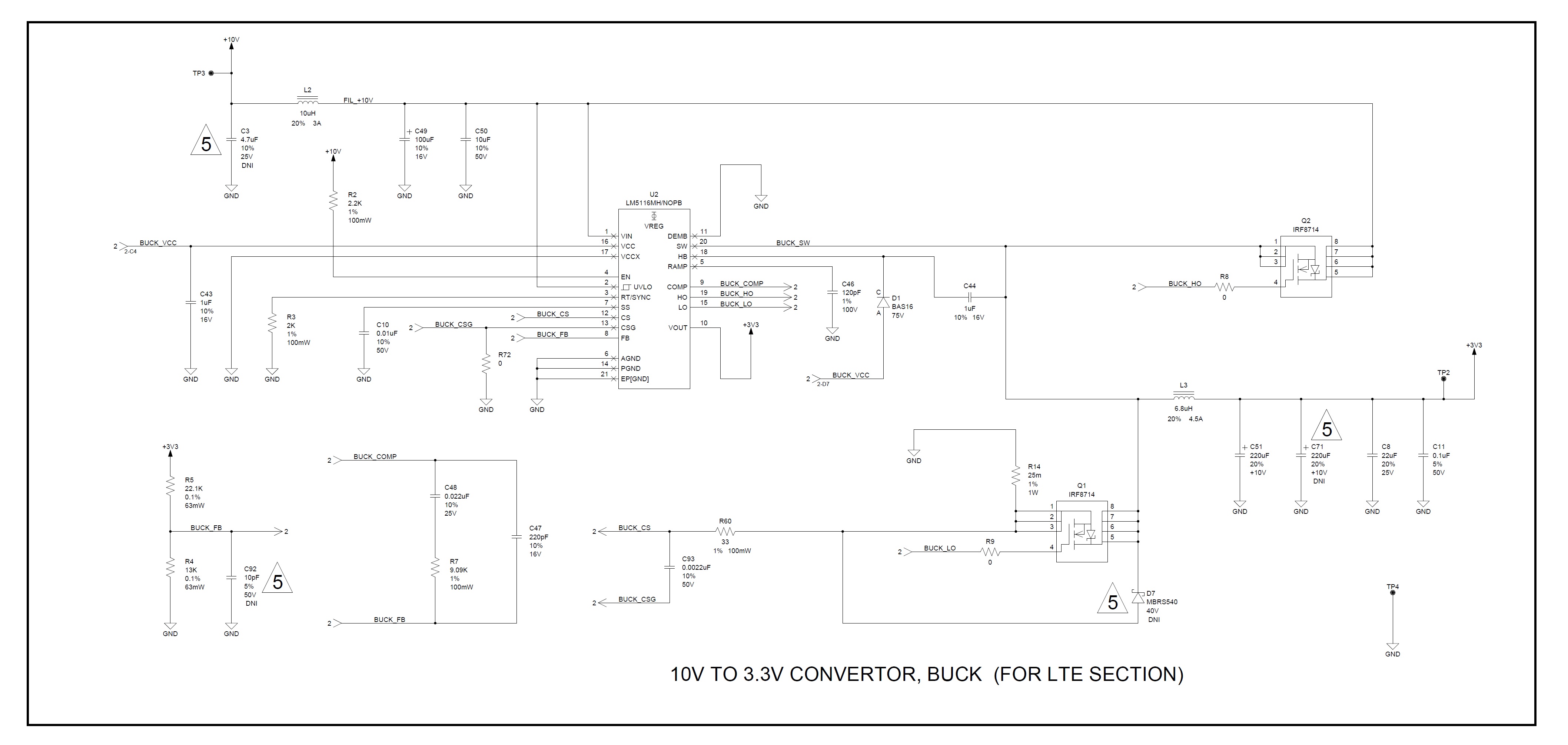 LM5116: Design Review for pulse current output - Power management forum ...