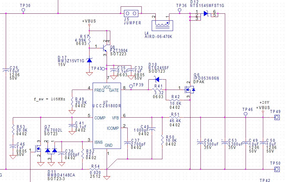 UCC28180: Gate is ringing - Power management forum - Power management ...