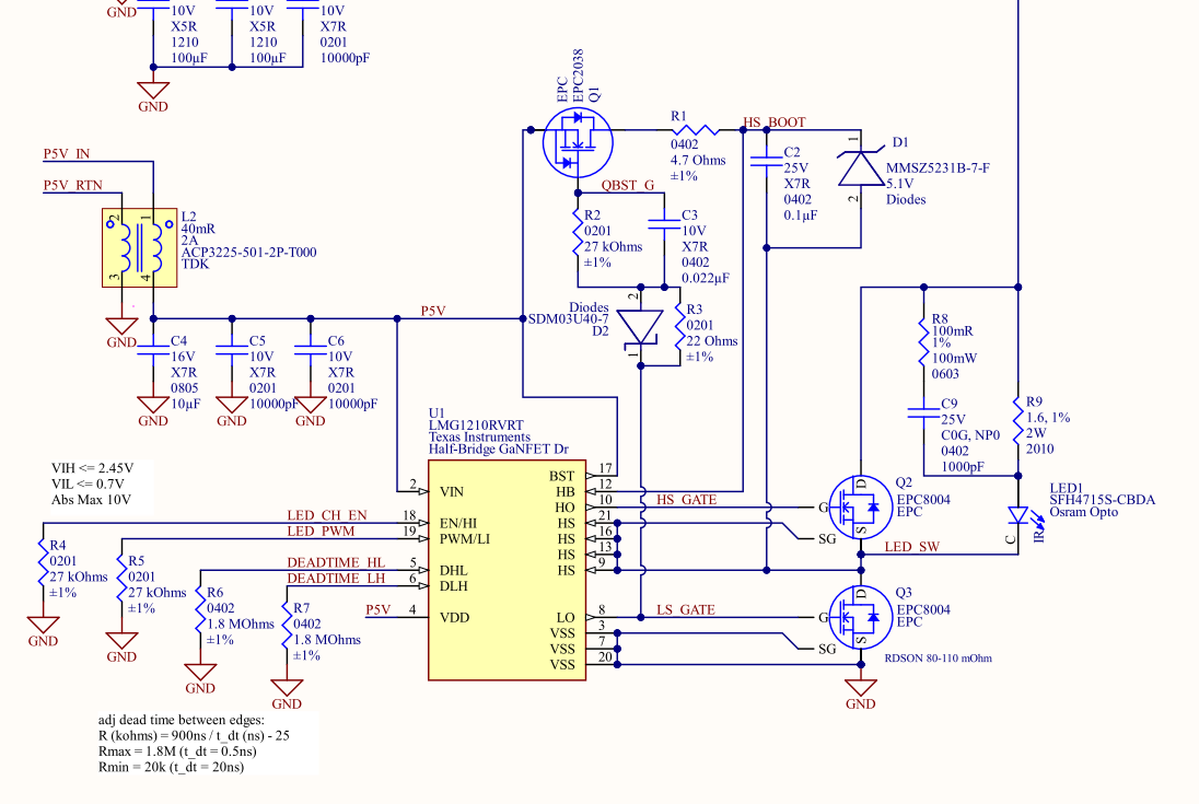 LMG1210: Synchronous Bootstrap circuit - calculation of passives ...