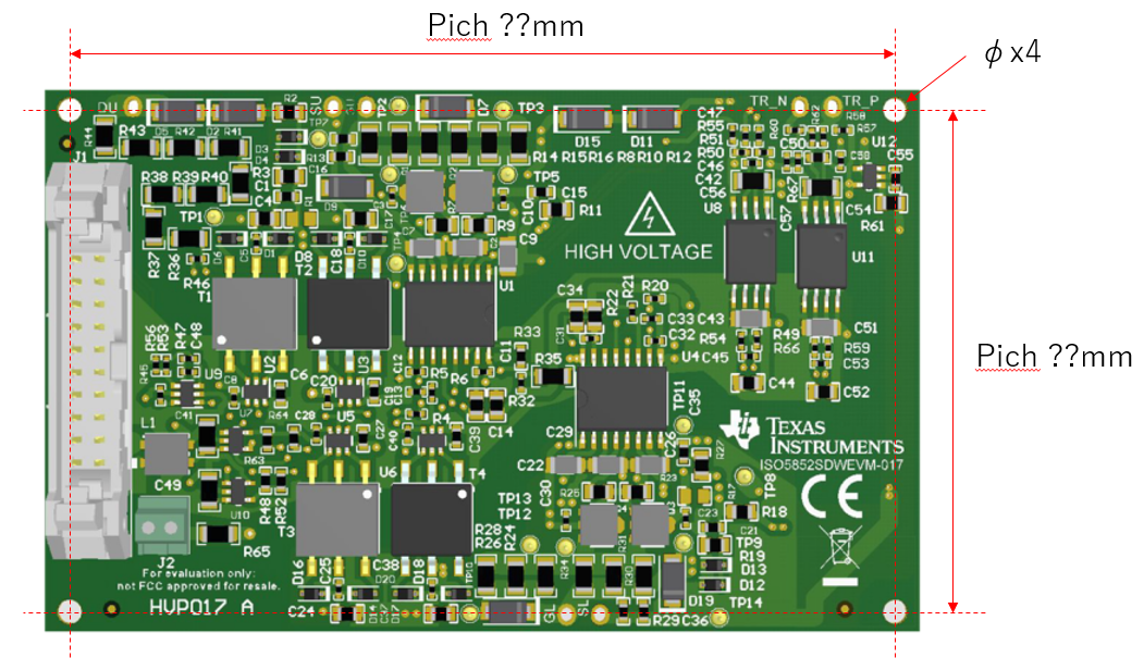 ISO5852SDWEVM-017: EVM board dimension - Power management forum - Power ...